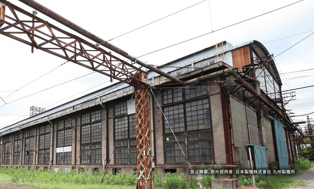 照片:官營八幡製鐵所修理工廠（1900年）

