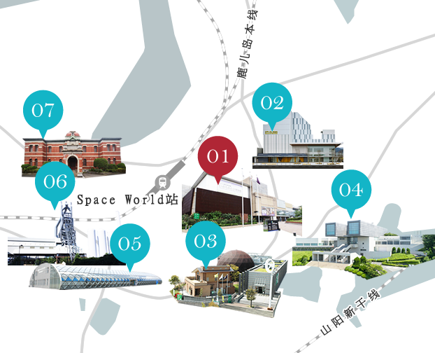 照片:東田ミュージアムパークの地図